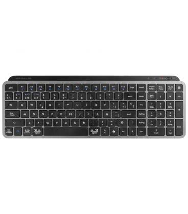 Teclado compacto inalámbrico por bluetooth mars gaming mk-silenkeys/ negro