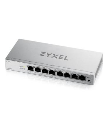Zyxel GS1200-8HPV3 Gestionado L2 Gigabit Ethernet (10/100/1000) Energía sobre Ethernet (PoE) Escritorio Gris