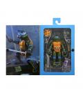 Ultimate leonardo vhs scale action fig. 18 cm teenage mutant ninja turtles cartoon