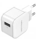 Cargador de pared gan vention fekw0-eu/ 1xusb/ 18w