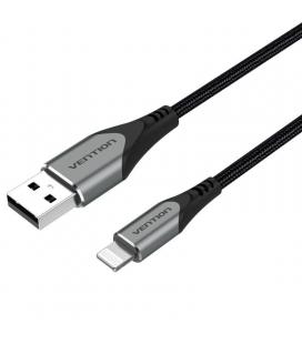 Cable usb 2.0 lightning vention labhg/ usb macho - lightning macho/ 1.5m/ gris