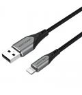 Cable usb 2.0 lightning vention labhg/ usb macho - lightning macho/ 1.5m/ gris