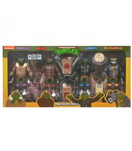 Punk turtles pack 4 scale action fig. 18 cm teenage mutant ninja turtles cartoon