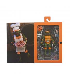 Ultimate michelangelo vhs scale action fig. 18 cm teenage mutant ninja turtles cartoon