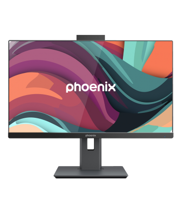 Ordenador pc all in one aio phoenix unity 23.8 pulgadas fhd ajustable altura y rotativo - web cam - intel i5 14400 - 16 gb ddr5 