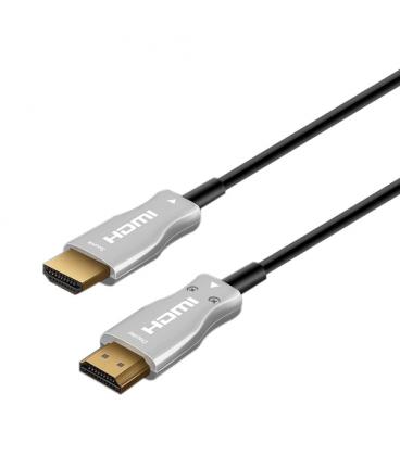 AISENS Cable HDMI V2.0 AOC Premium alta velocidad / HEC 4k@60hz 18Gbps, A/M-A/M, Negro, 30 m