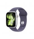 Smartwatch apple watch s11&nbsp;gps + cellular 42mm silver aluminium case purple fog sport band s - m