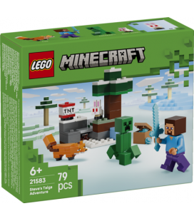 Lego minecraft la aventura de steve en la taiga