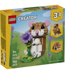Lego creator 3 animales de juguete en 1 lindo hamster
