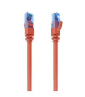 Cable de red rj45 awg26 cca utp aisens a135-0786 cat.6/ 30cm/ rojo