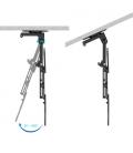Soporte de techo giratorio/ inclinable tooq lpce1123tsli-b para tv de 23-55'/ hasta 20kg