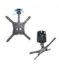 Soporte de techo giratorio/ inclinable tooq lpce1123tsli-b para tv de 23-55'/ hasta 20kg