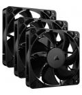 Ventilador caja corsair rs120 3x 120mm negro