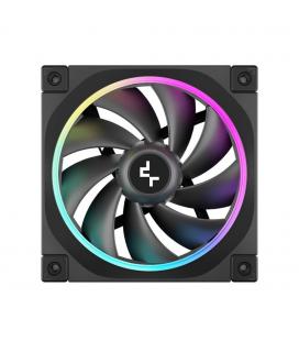 Ventilador caja deepcool fl12 argb 120mm negro
