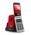 Teléfono móvil spc stella 3 para personas mayores/ 4g/ rojo
