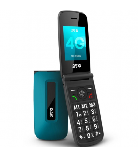 Teléfono móvil spc titan 2 para personas mayores/ 4g/ azul