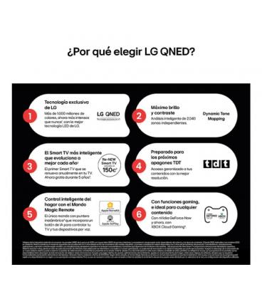 Televisor lg qned 65qned84a6c 65'/ ultra hd 4k/ smart tv/ wifi