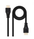 Nanocable Cable HDMI V1.4 CCS, A/M-A/M, Negro, 1m