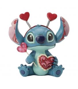 Figura enesco diseny stitch san valentín