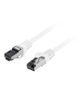 CABLE RED LANBERG LATIGUILLO CAT.8.1 S/FTP LSZH CU 1M BLANCO FLUKE PASSED