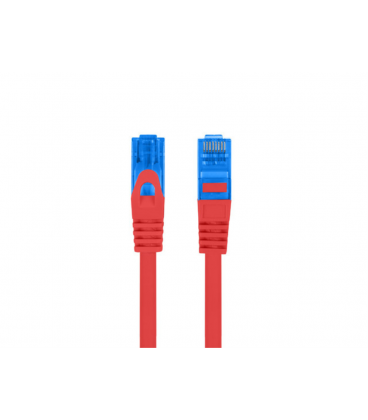 CABLE RED LANBERG LATIGUILLO CAT.6A S/FTP LSZH CCA 0.5M ROJO FLUKE PASSED