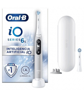 Cepillo dental oral-b io serie 6s/ incluye 2 recambios/ gris