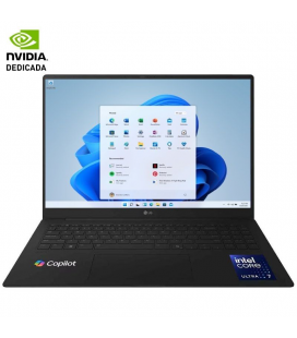 Portátil lg gram pro 16z90tr-e.ad88b intel core ultra 7-255h/ 32gb/ 1tb ssd/ geforce rtx 5050/ 16'/ win11