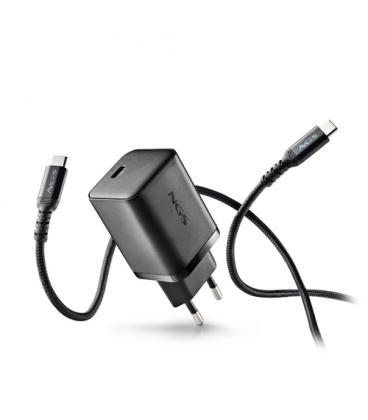 Cargador gan de portátil ngs bud65w-l para lenovo/ 1xusb tipo-c/ 65w/ automático/ 5 conectores/ voltaje 5-20v
