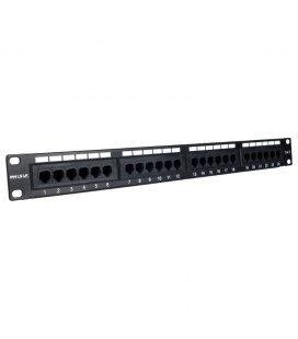 Patch panel phasak pu 2956/ 24 puertos/ cat.6/ altura 1u