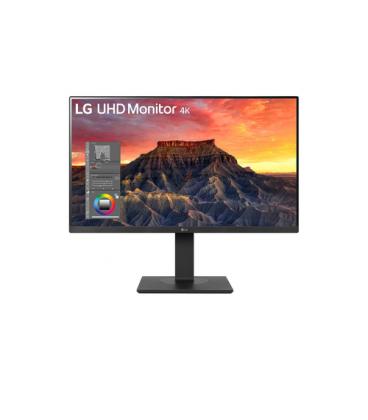 Monitor profesional lg 27bq65ub-b 27'/ 4k/ multimedia/ regulable en altura/ negro
