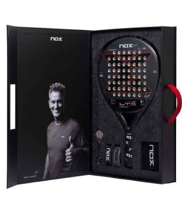 Pack pala de pádel noxsport ml10 pro cup ltd 2023 (miguel lamperti)/ incluye 5 accesorios