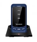 Teléfono móvil sunstech celt25bl para personas mayores/ azul