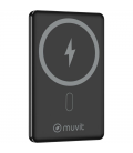 Powerbank 5000mah muvit for change mcchp0009/ 20w/ wireless/ negra/ incluye cable usb tipo-c