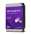 Disco duro western digital wd purple pro surveillance 24tb/ 3.5'/ sata iii/ 512mb