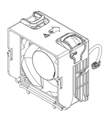 DELL 121-BBBX sistema de refrigeración para ordenador Carcasa del ordenador Ventilador