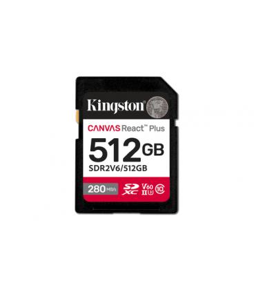 Tarjeta memoria sdxc 512gb kingston canvas react