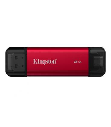 Disco duro externo solido ssd kingston 2tb usb 3.2 - usb tipo c