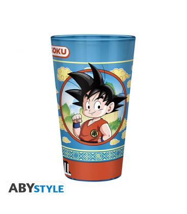 Vaso grande abystyle dragon ball goku y la nube voladora 400 ml