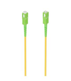 Cable de fibra óptica g657a2 3.0 9/125 smf aisens a152-0985/ lszh/ 15m/ amarillo