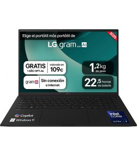 Portátil lg gram 16z90t-g.ad8bb intel core ultra 7-255h/ 32gb/ 2tb ssd/ 16'/ win11