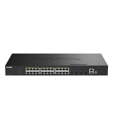 D-Link DGS-1530-28P/E switch Gestionado L2 Gigabit Ethernet (10/100/1000) Energía sobre Ethernet (PoE) Negro