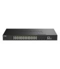 D-Link DGS-1530-28P/E switch Gestionado L2 Gigabit Ethernet (10/100/1000) Energía sobre Ethernet (PoE) Negro