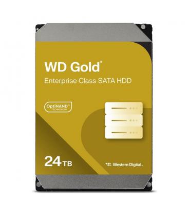 Disco duro interno hdd wd western digital gold 24tb 3.5 pulgadas sata 6gb - s 512mb