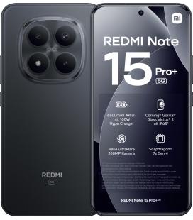 Telefono movil smartphone xiaomi redmi note 15 pro+ 5g - 12gb - 512gb - 6.8 pulgadas - negro