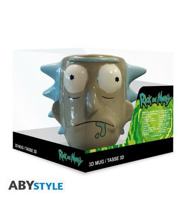 Taza 3d rick y morty rick sanchez