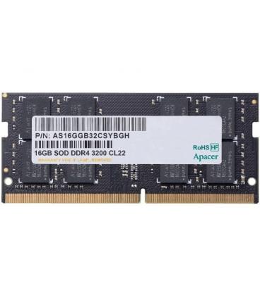 Memoria ram apacer as16ggb32csybgh 16gb/ ddr4/ 3200mhz/ 1.2v/ cl22/ sodimm
