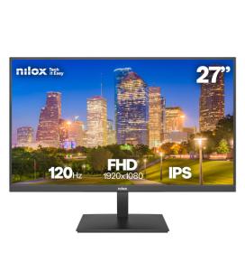 Nilox MONITOR 27 IPS 120 HZ HDMI Y DP pantalla para PC 68,6 cm (27") 1920 x 1080 Pixeles Full HD LCD Negro