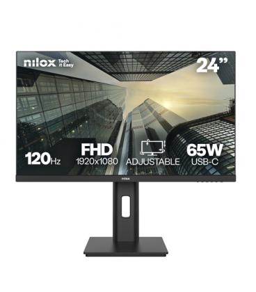 Nilox MONITOR 24 IPS 120 HZ FHD pantalla para PC 61 cm (24") 1920 x 1080 Pixeles Full HD Negro