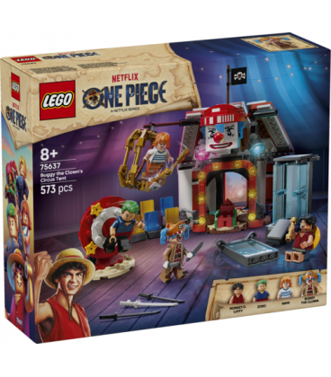 Lego one piece netflix carpa de circo de buggy