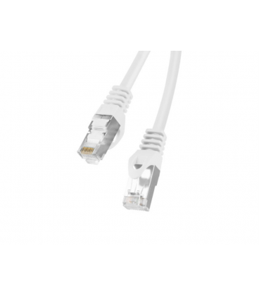 CABLE RED LANBERG LATIGUILLO CAT.6 FTP 1M BLANCO FLUKE PASSED